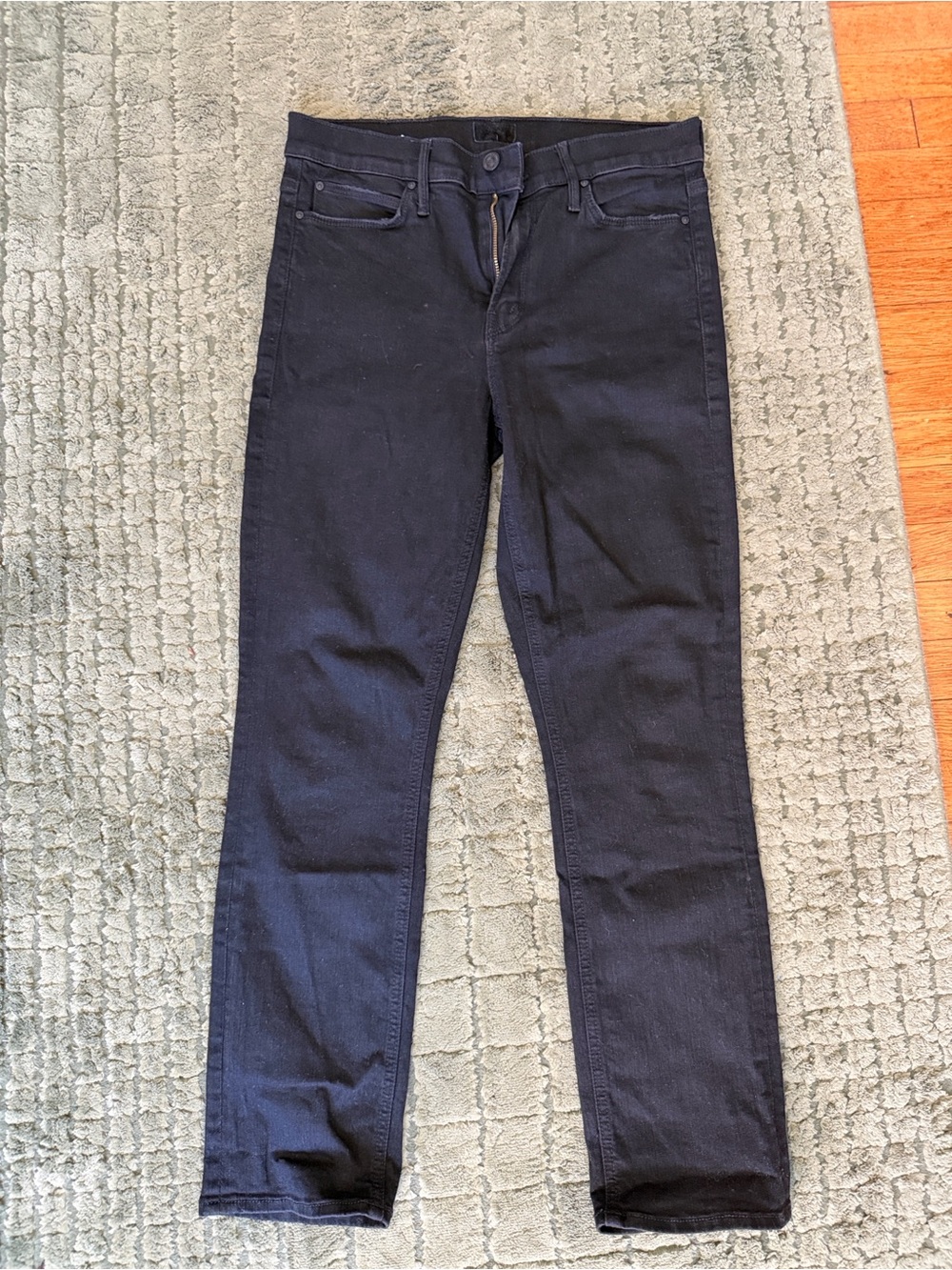 MOTHER Women's Black Skinny Jeans